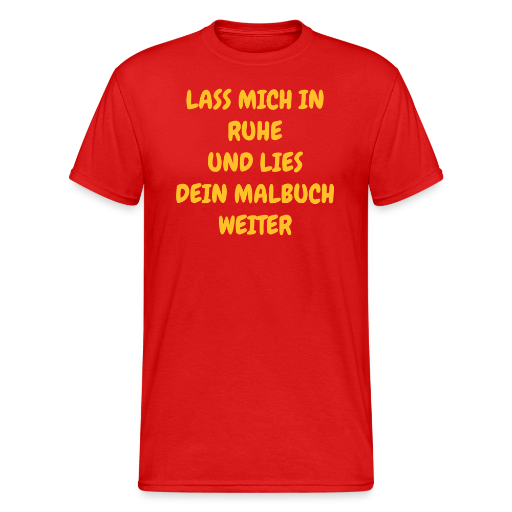 SSW2418LASS MICH IN RUHE UND LIES DEIN MALBUCH WEITER - Rot