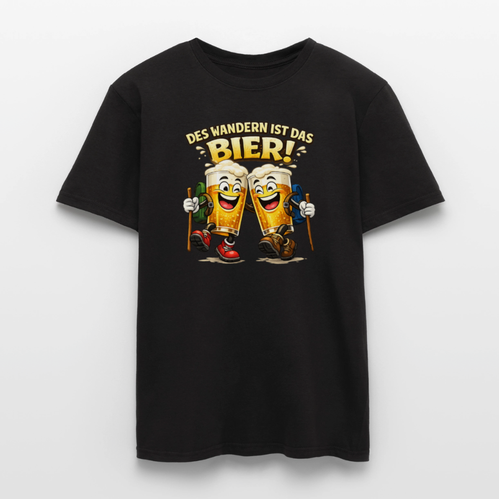SSW2890 DES WANDERN IST DAS BIER - Schwarz
