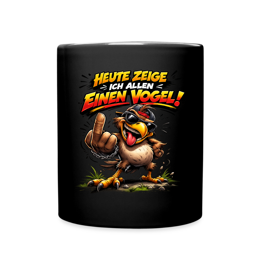 SSW2796 HEUTE ZEIGE ICH ALLEN EINEN VOGEL - Schwarz