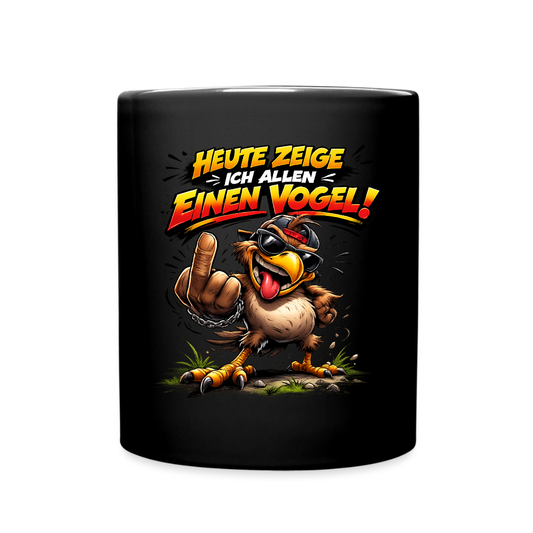 SSW2796 HEUTE ZEIGE ICH ALLEN EINEN VOGEL - Schwarz