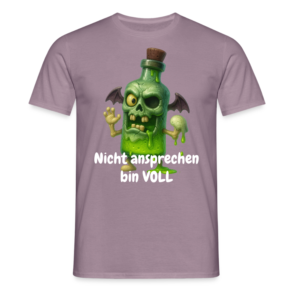 SSW2672Nicht ansprechen bin VOLL - Lilagrau 