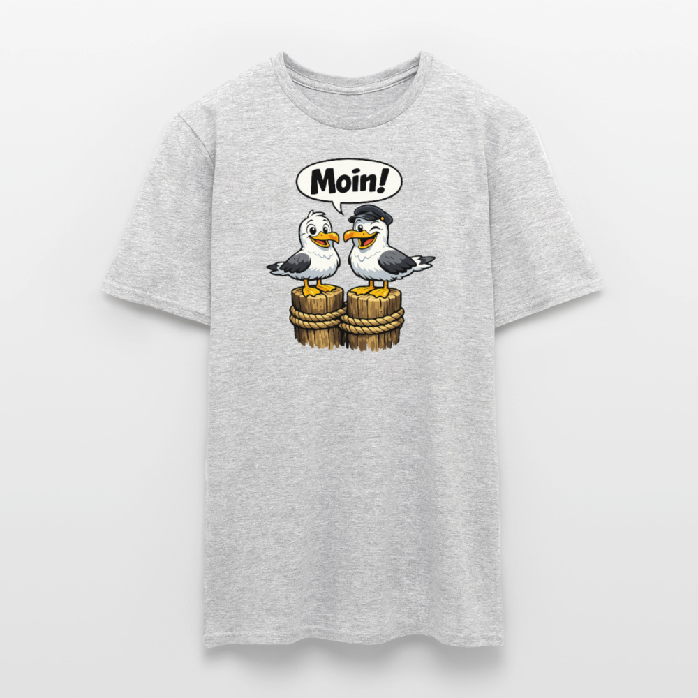 SSW2718Möwen sagen Moin - Grau meliert