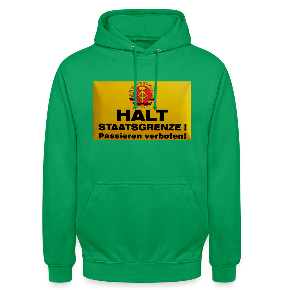 OSSI19 Hoodie HALT STAATSGRENZE - Kelly Green