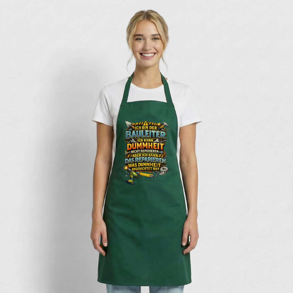 SSW2792 ICH BIN DER BAULEITER ICH KANN DUMMHEIT NICHT REPARIEREN ABER ICH KANN DAS REPARIEREN WAS DUMMHEIT ANGERICHTET HAT - Grün