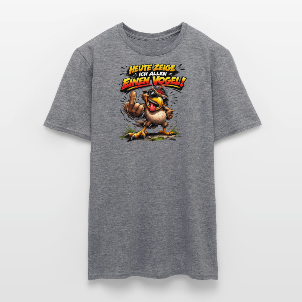 SSW2798 HEUTE ZEIGE ICH ALLEN EINEN VOGEL - Graphit meliert