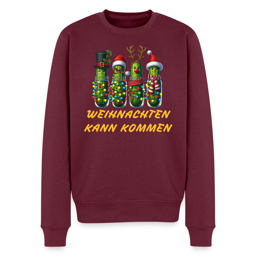 SSW2614WEIHNACHTEN KANN KOMMEN SWEATSHIRT - Burgunderrot