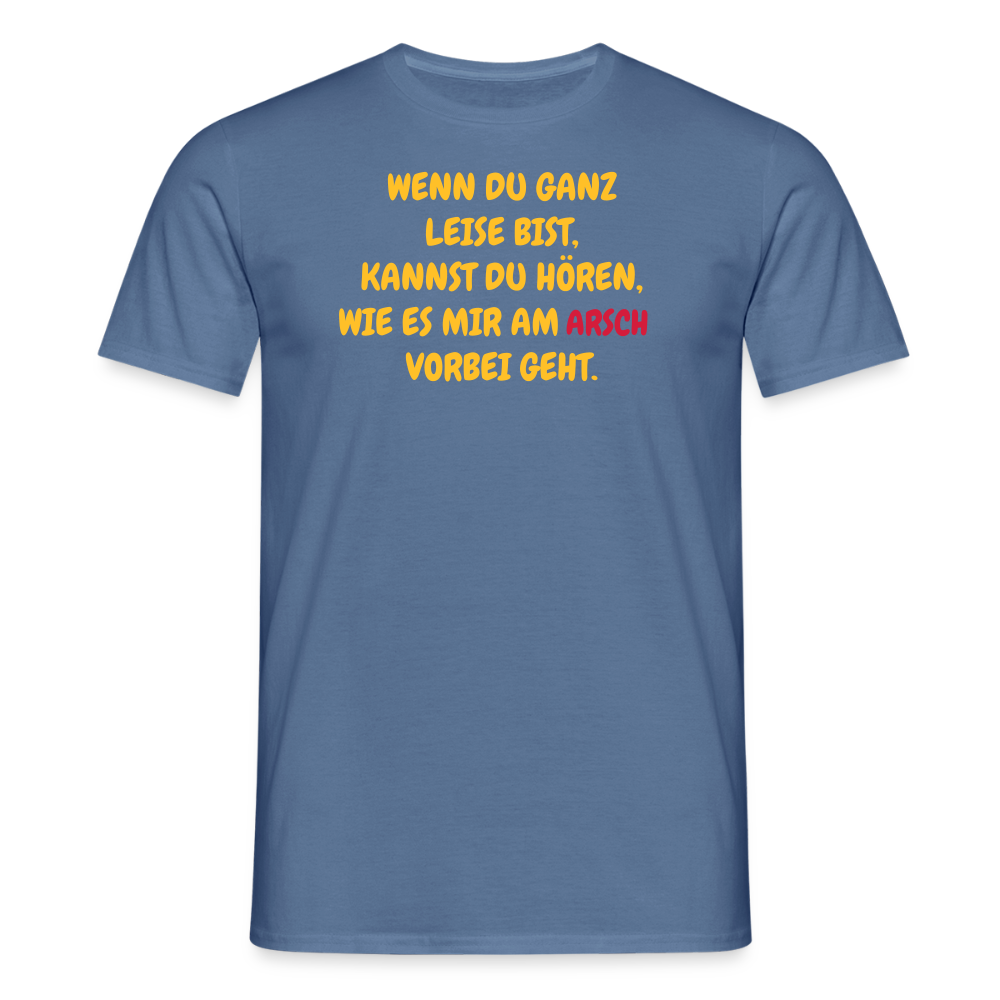 SSW2491WENN DU GANZ LEISE BIST, KANNST DU HÖREN, WIE ES MIR AM             VORBEI GEHT. - Taubenblau 