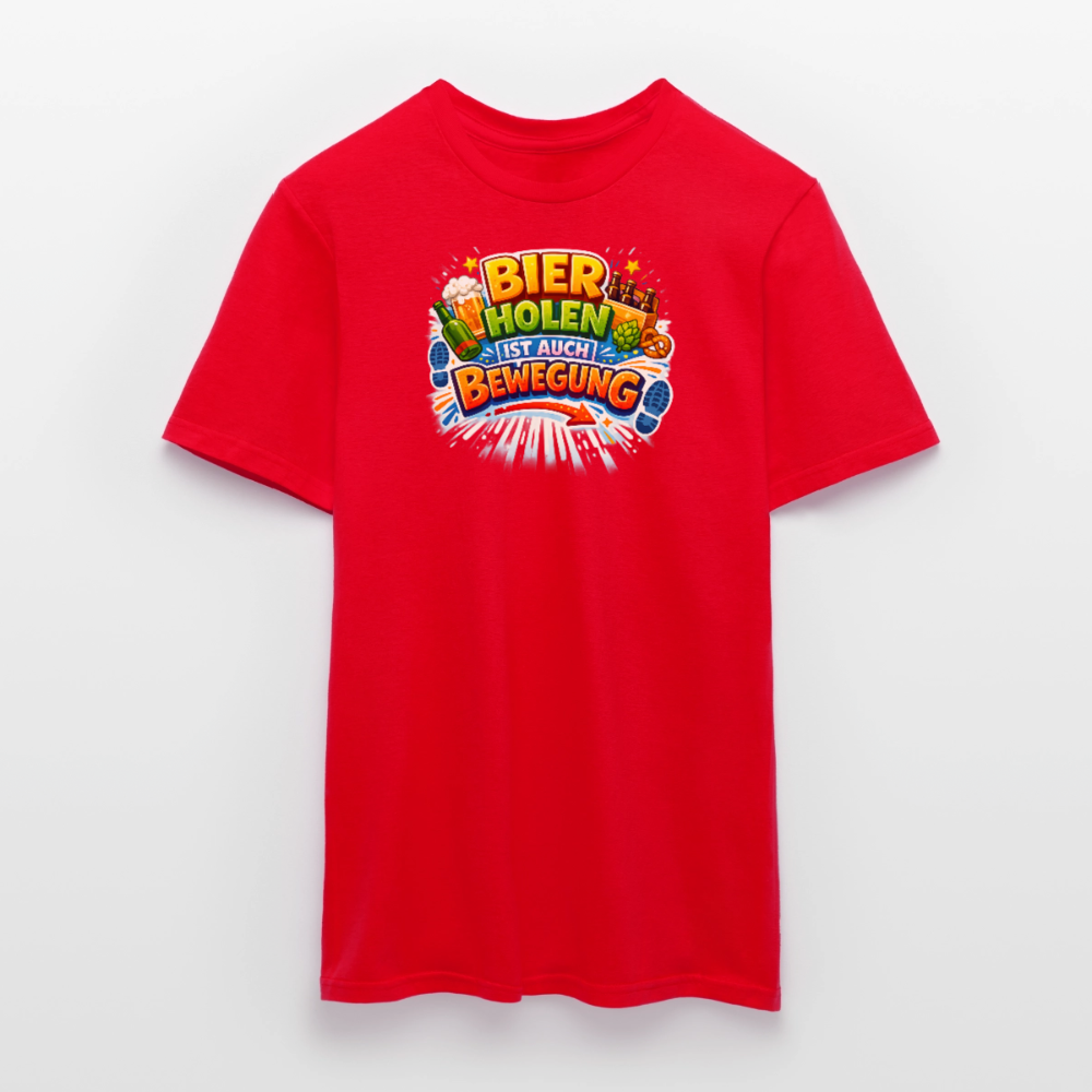 SSW2779 BIER HOLEN IST AUCH BEWEGUNG - Rot