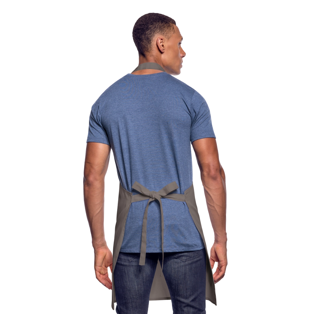 OSSI19 Kochschürze  HALT STAATSGRENZE - Grau