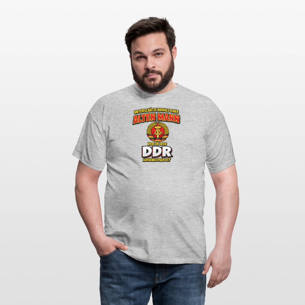 SSW2810 UNTERSCHÄTZE NIEMALS EINEN ALTEN MANN... - Grau meliert