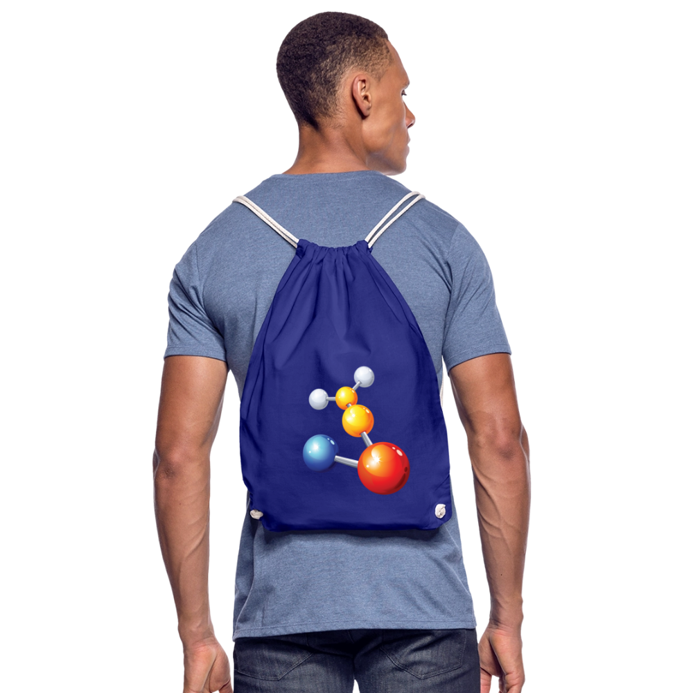 Molecule structure - Königsblau
