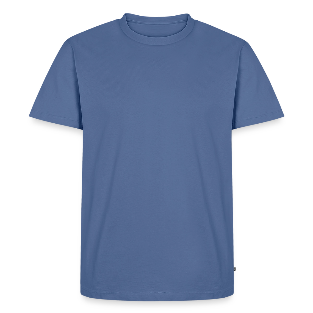Tshirt Rückendruck Graffitischrift Förderverein Schule - Taubenblau