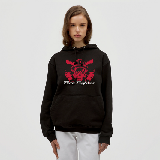 SSW2603 Fire Fighter Unisex Hoodie - Schwarz