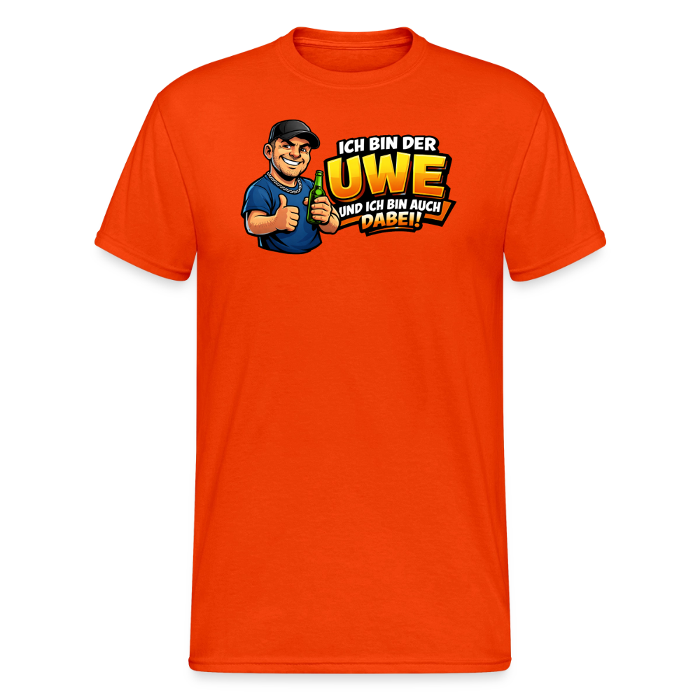 SSW2830ICH BIN DER UWE UND ICH BIN AUCH DABEI! - kräftig Orange