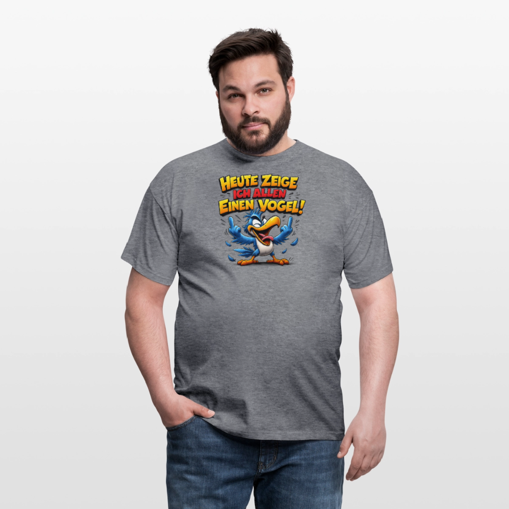 SSW2799 HEUTE ZEIGE ICH ALLEN EINEN VOGEL - Graphit meliert