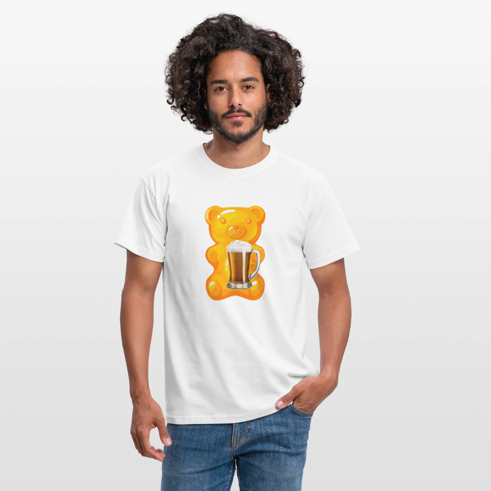 SSW2506Gummibär mit Bier - Weiß