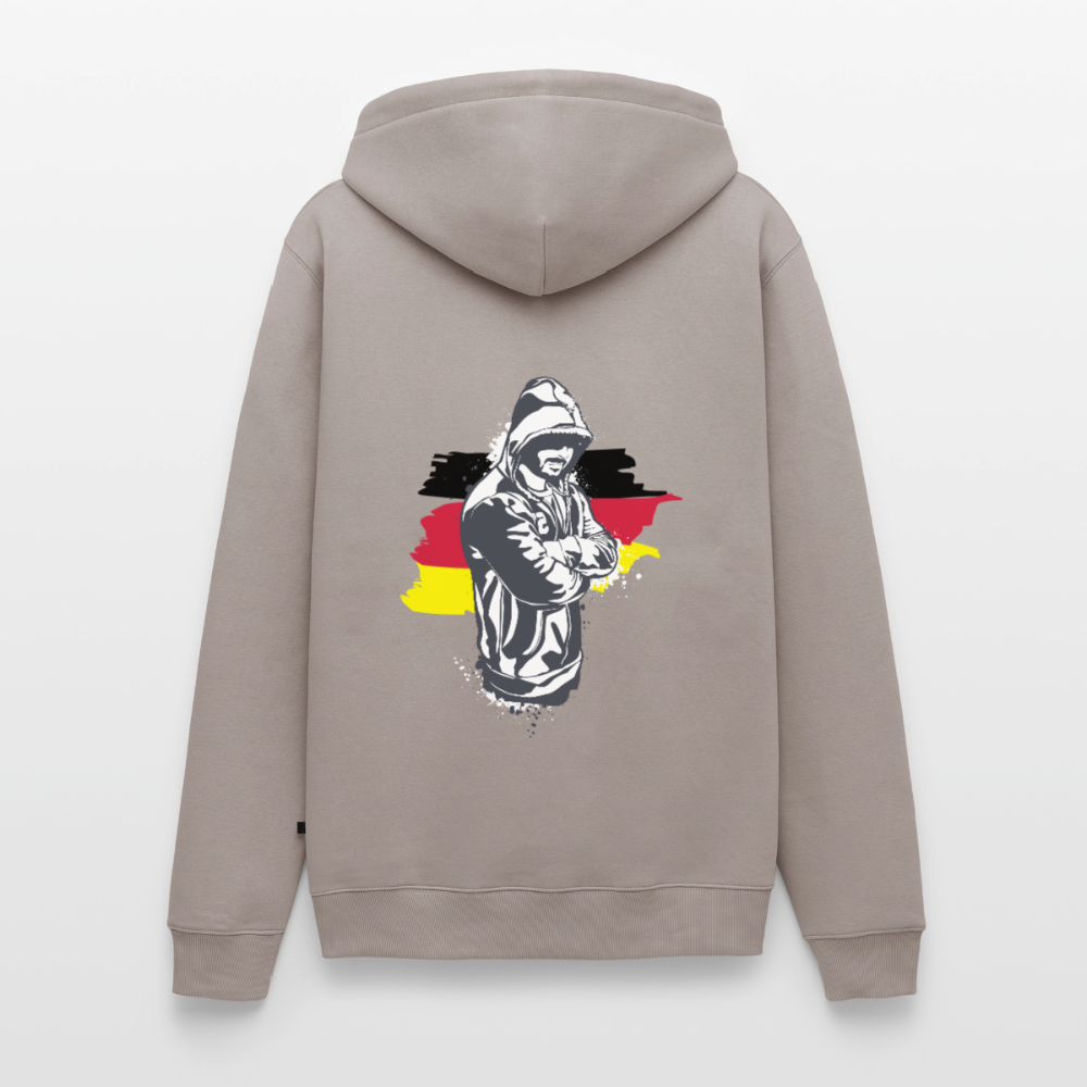 SSW1157Hoodie Kriminell Hände verschränkt - Taupe