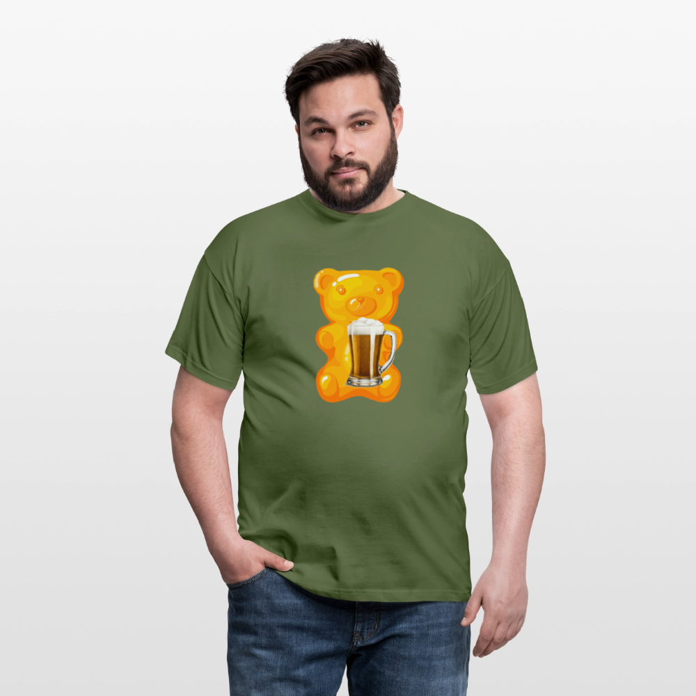 SSW2506Gummibär mit Bier - Militärgrün