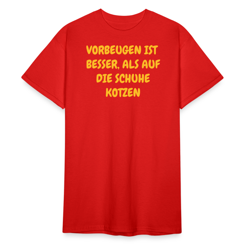 SSW2427VORBEUGEN IST  BESSER, ALS AUF DIE SCHUHE KOTZEN - Rot