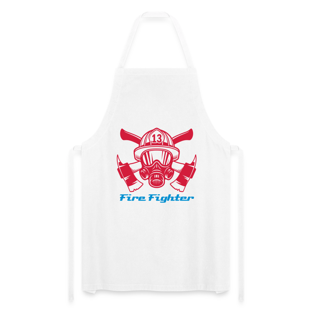 SSW2600 Fire Fighter Kochschürze - Weiß