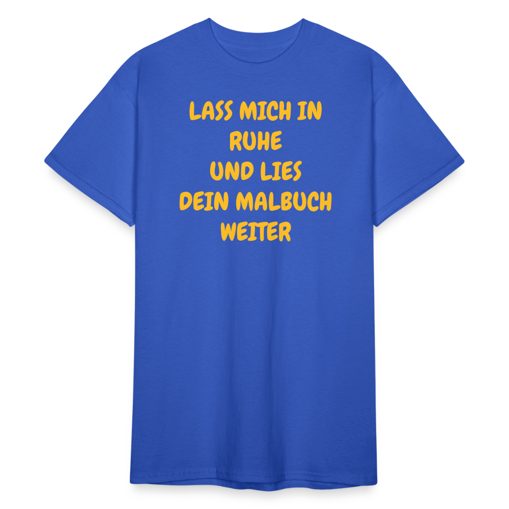 SSW2418LASS MICH IN RUHE UND LIES DEIN MALBUCH WEITER - Königsblau