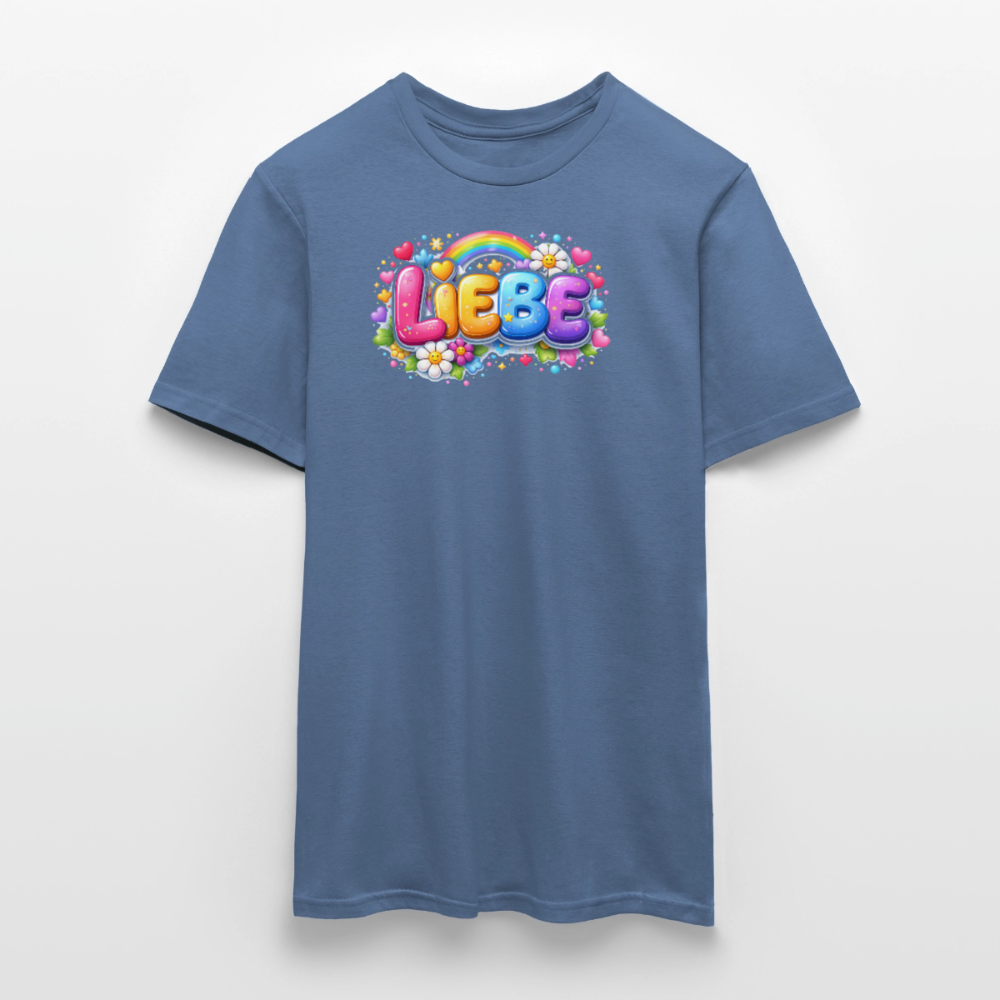 SSW2708Liebe Regenbogen - Taubenblau 