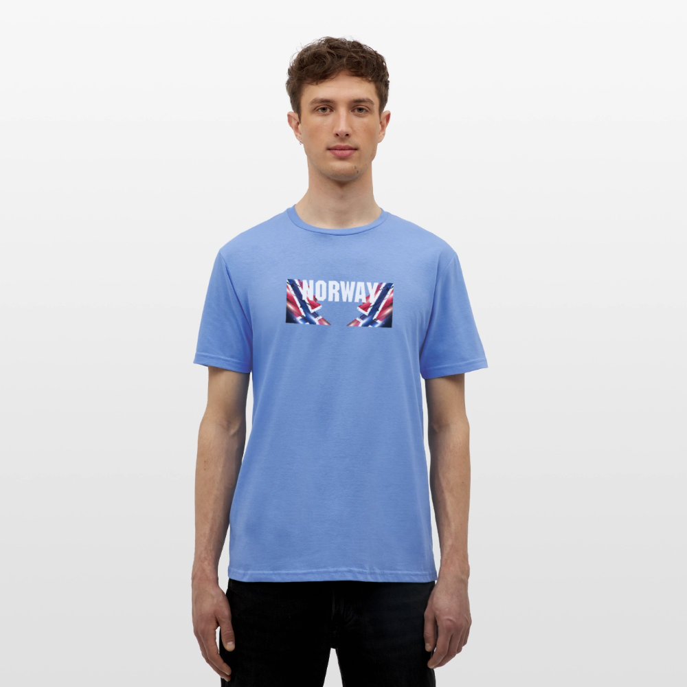 SSW2534 Flag of Norway - carolina blue