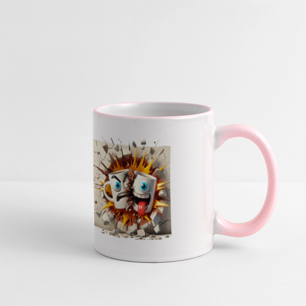 SSW2631Kaffeetassen Verrückt 2 - Weiß/Pink
