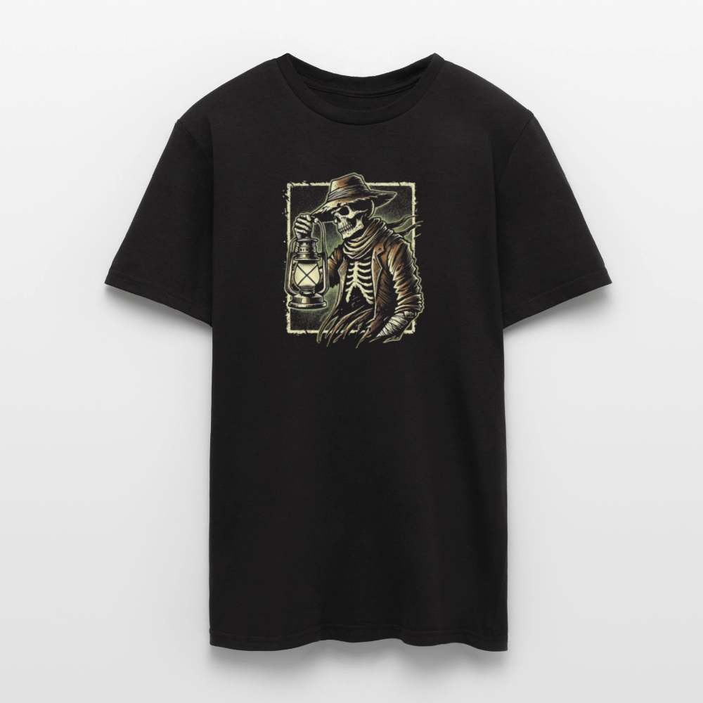 SSW2504Skeleton Holding a Lantern Gritty - Schwarz