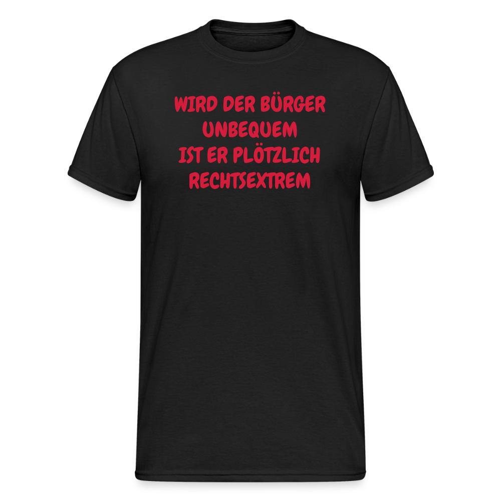 SSW2446Wird der Bürger unbequem, ist er plötzlich rechtextrem. - Schwarz