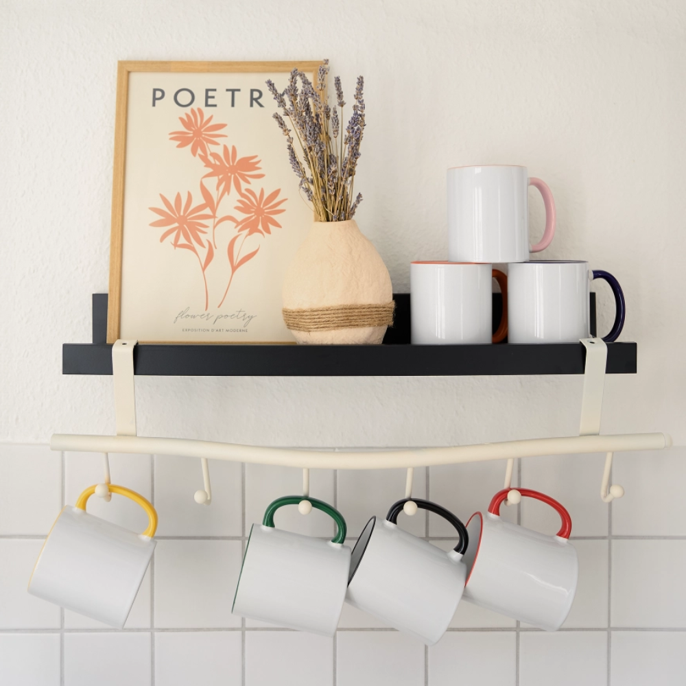 SSW2631Kaffeetassen Verrückt 2 - Weiß/Schwarz