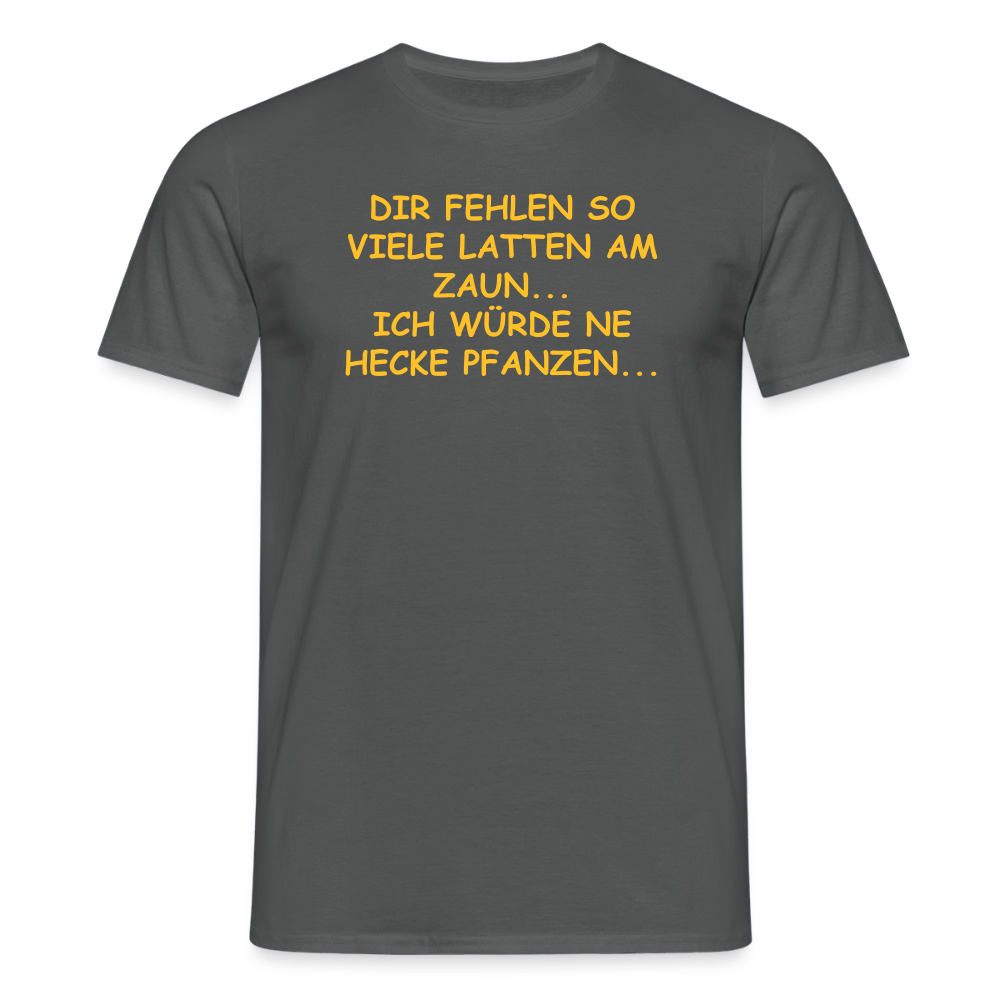SSW2495DIR FEHLEN SO VIELE LATTEN AM ZAUN... ICH WÜRDE NE HECKE PFANZEN... - Anthrazit