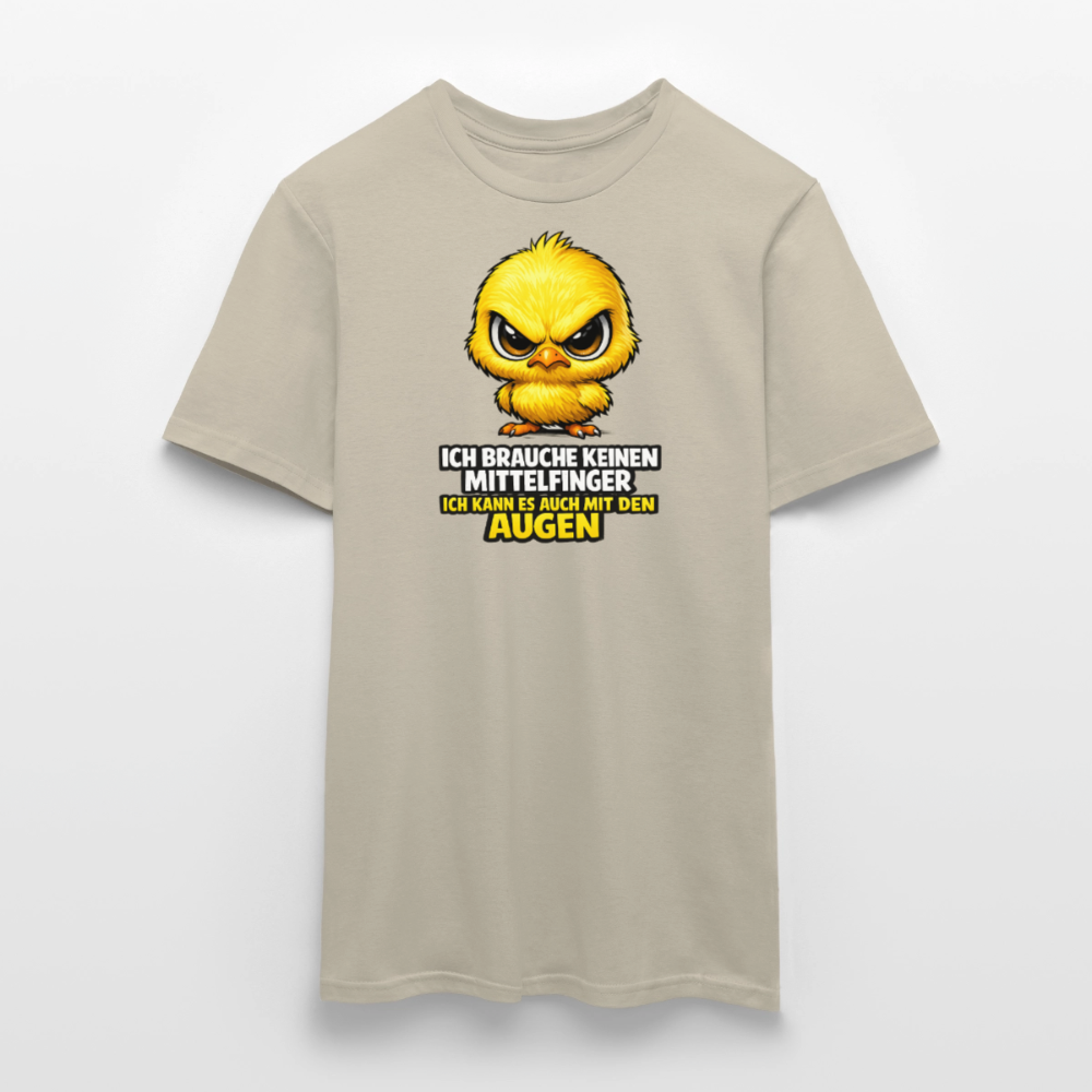 SSW2801 ICH BRAUCHE KEINEN MITTELFINGER ICH KANN ES AUCH MIT DEN AUGEN - Sandbeige