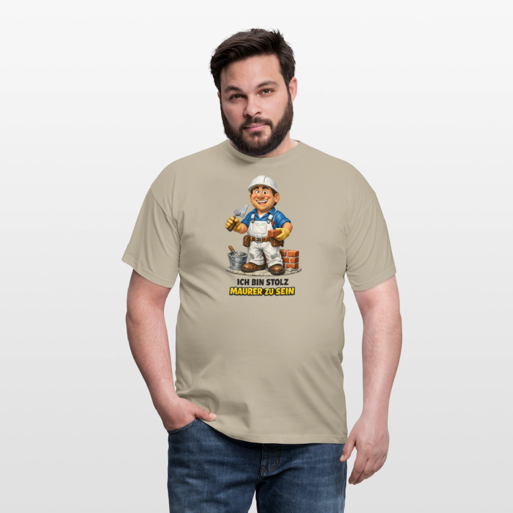 SSW2823 ICH BIN STOLZ MAURER ZU SEIN - Sandbeige