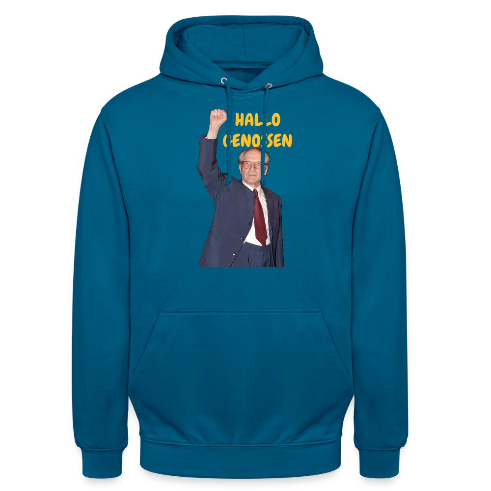 OSSI18Hoodie HALLO GENOSSEN - Tiefseeblau 
