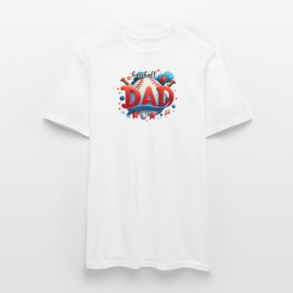 SSW2685Baseball Vater - Weiß