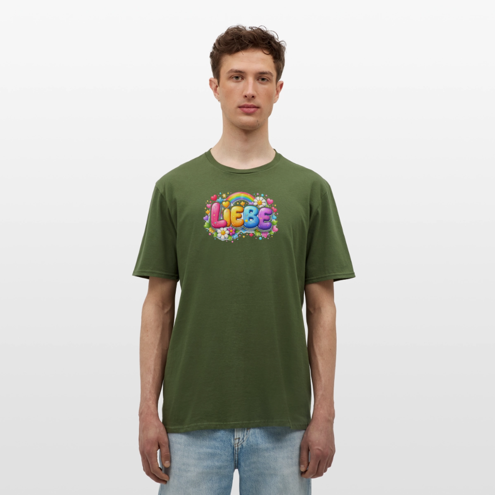 SSW2708Liebe Regenbogen - Militärgrün