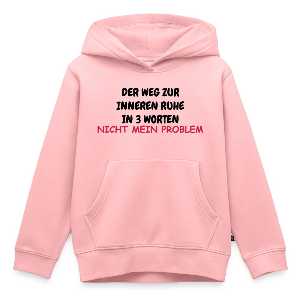 SSW1407 Hoodie  DER WEG ZUR INNEREN RUHE IN 3 WORTEN - Rosa