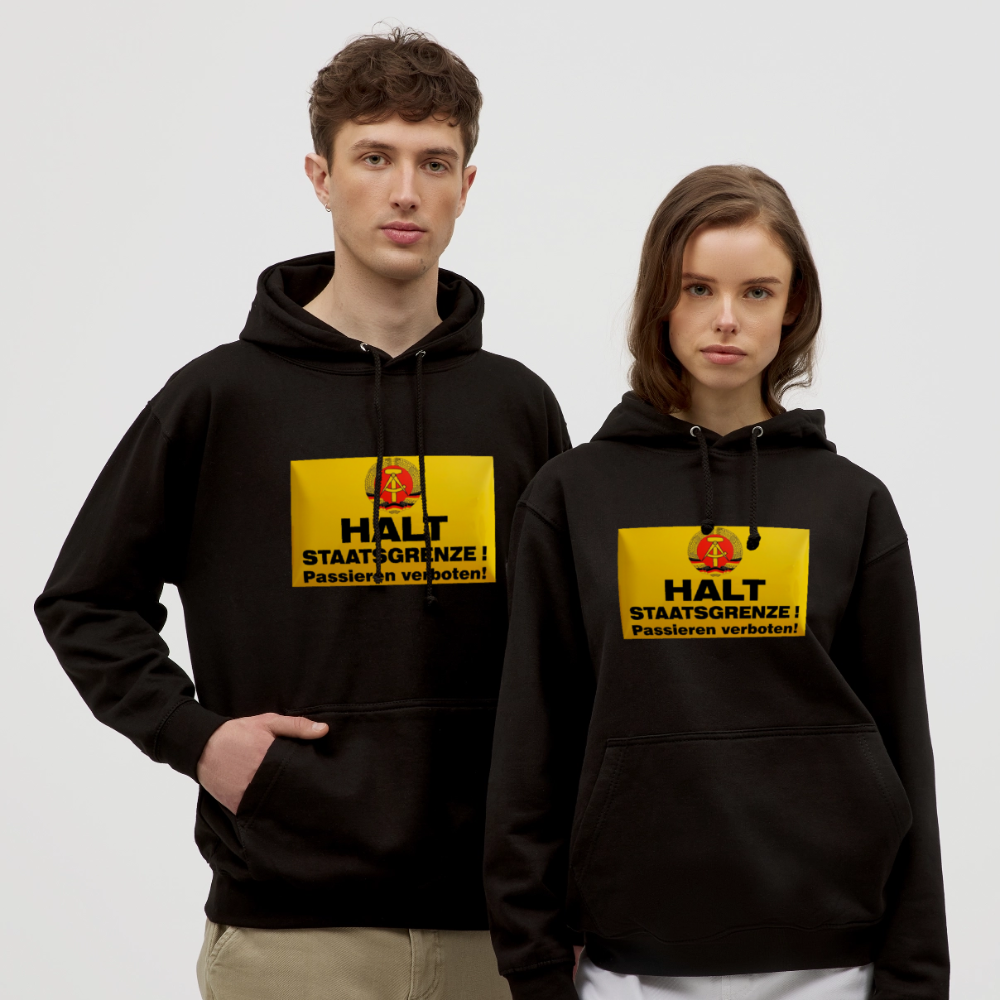 OSSI19 Hoodie HALT STAATSGRENZE - Schwarz