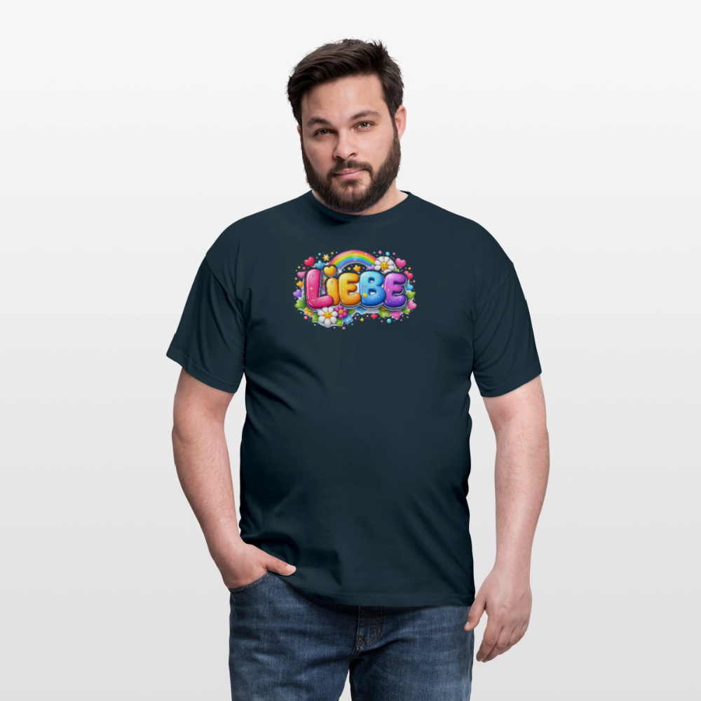 SSW2708Liebe Regenbogen - Navy