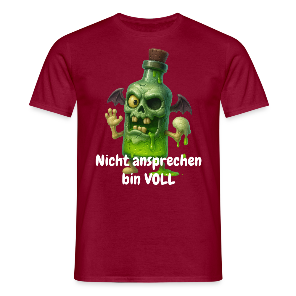 SSW2672Nicht ansprechen bin VOLL - Ziegelrot