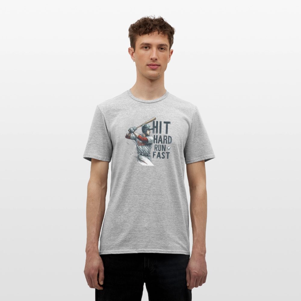 SSW2583 Baseball Hit - Grau meliert