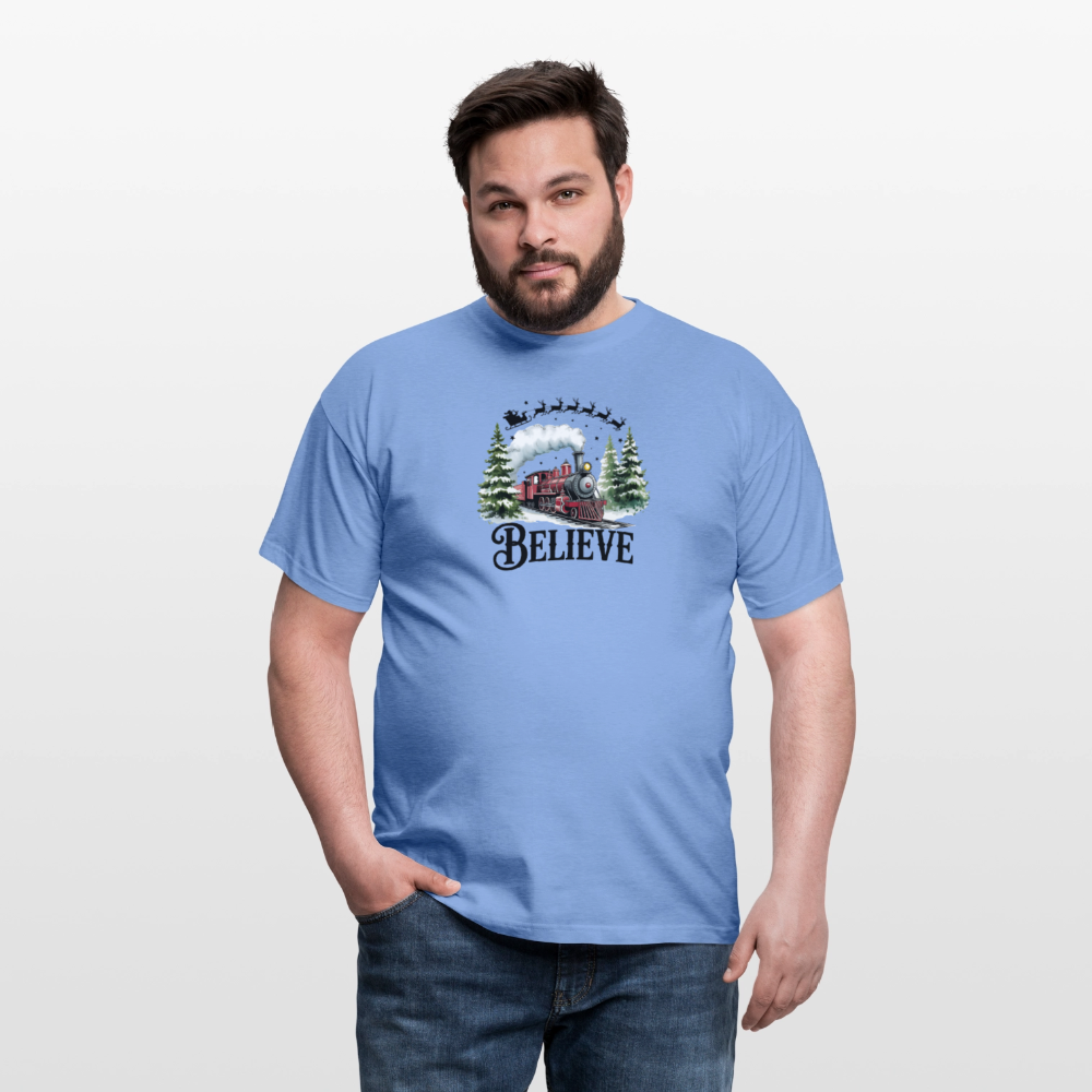 SSW2611North Pole Train - carolina blue