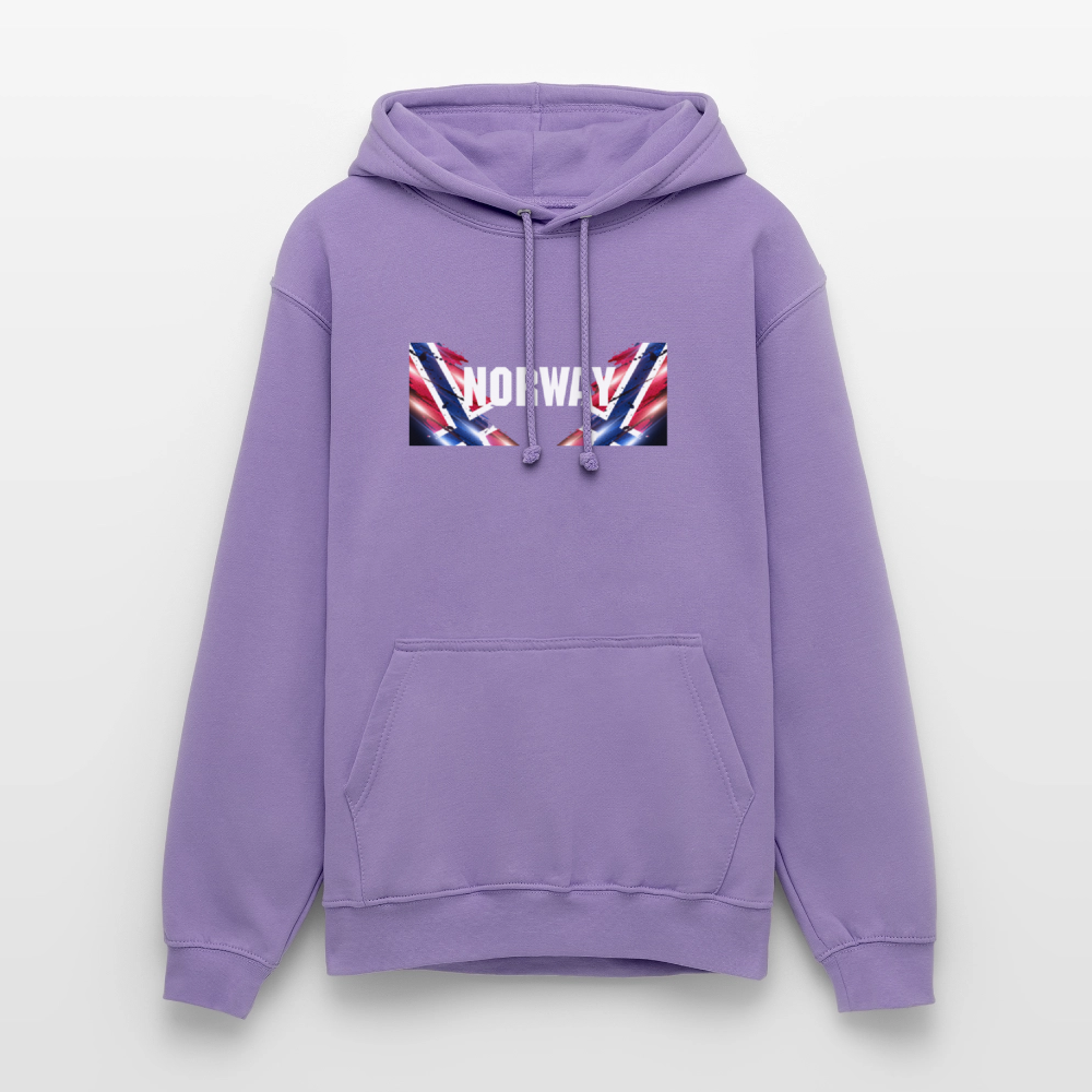 SSW2533 Kapuzenpulli Flag of Norway - Lavendel