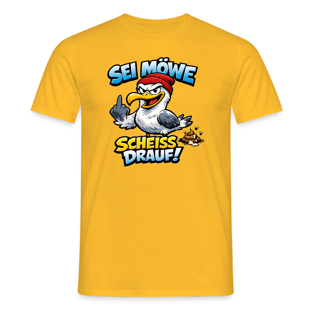 SSW2719SEI MÖWE SCHEISS DRAUF! - Gelb