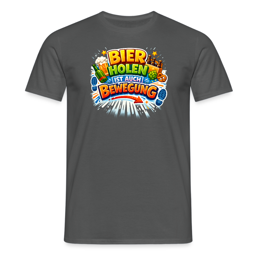 SSW2779 BIER HOLEN IST AUCH BEWEGUNG - Anthrazit