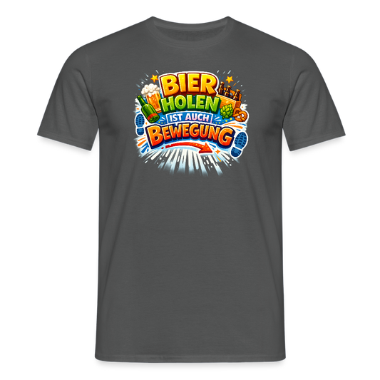 SSW2779 BIER HOLEN IST AUCH BEWEGUNG - Anthrazit