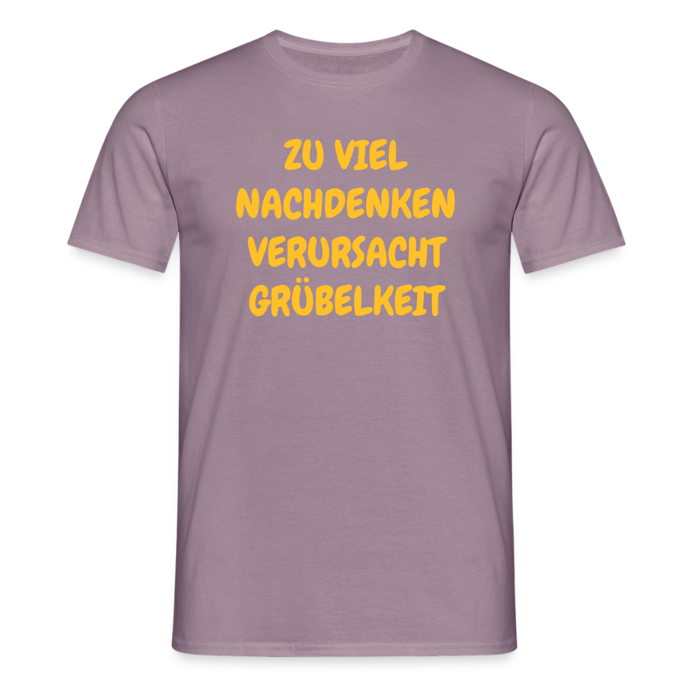 SSW2501ZU VIEL NACHDENKEN VERURSACHT GRÜBELKEIT - Lilagrau 