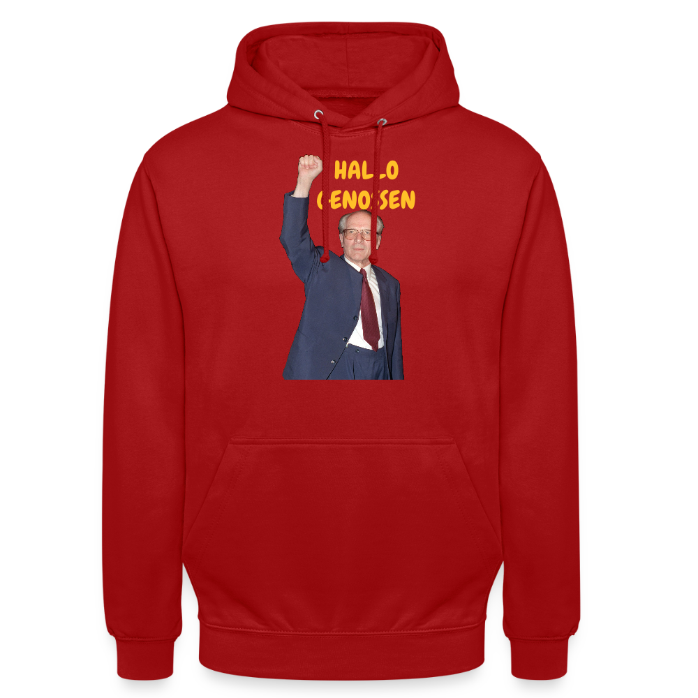 OSSI18Hoodie HALLO GENOSSEN - Rot