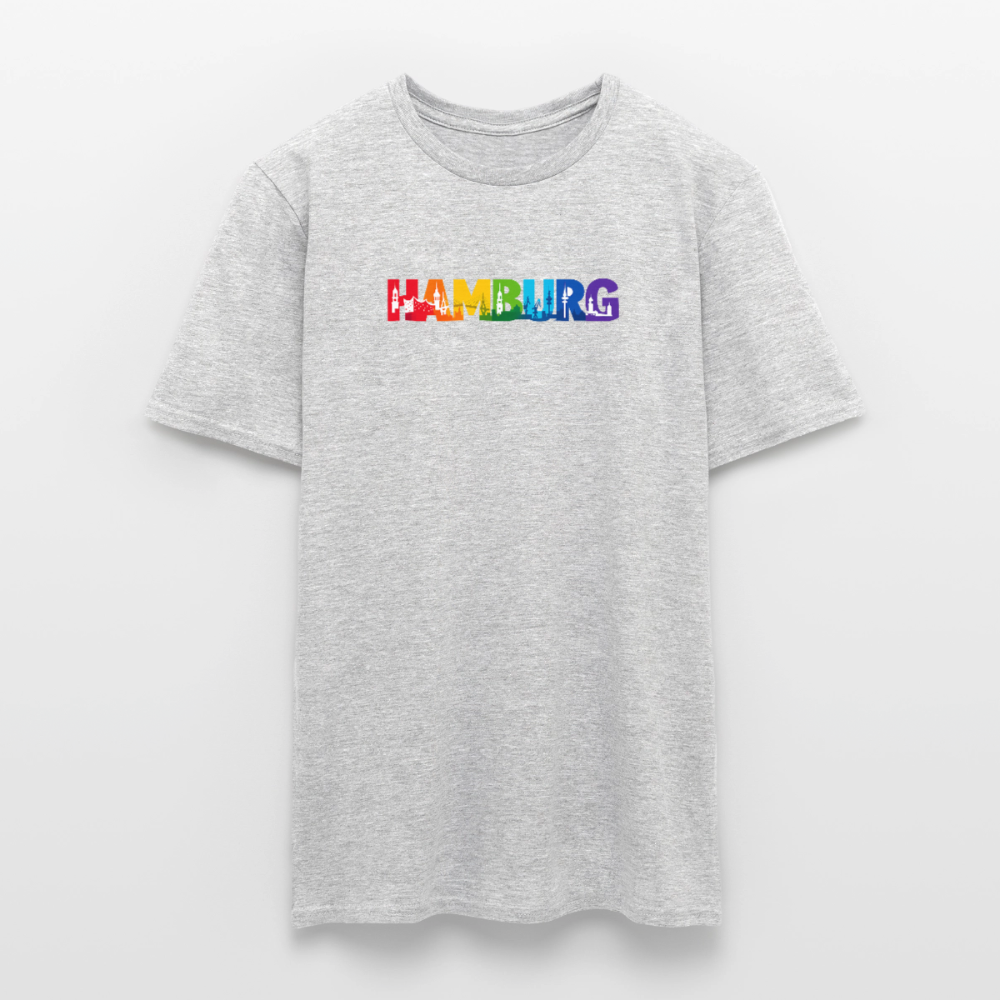 SSW2715 Hamburg mit Hintergrund - Grau meliert